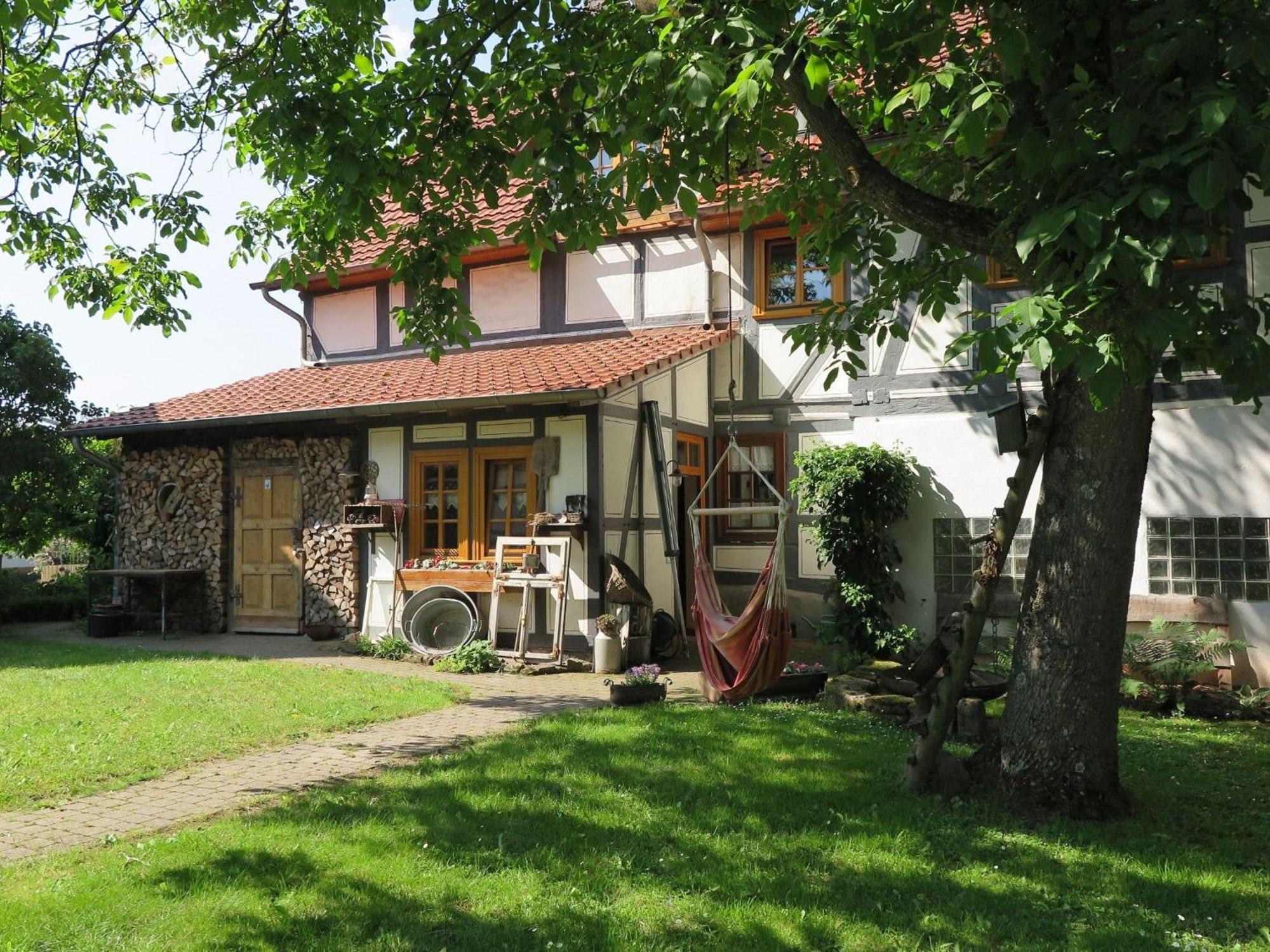 Fachwerktraum Im Hof Apartment Alheim Exterior foto